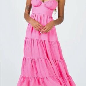 Princess Polly Pink Midi Dress